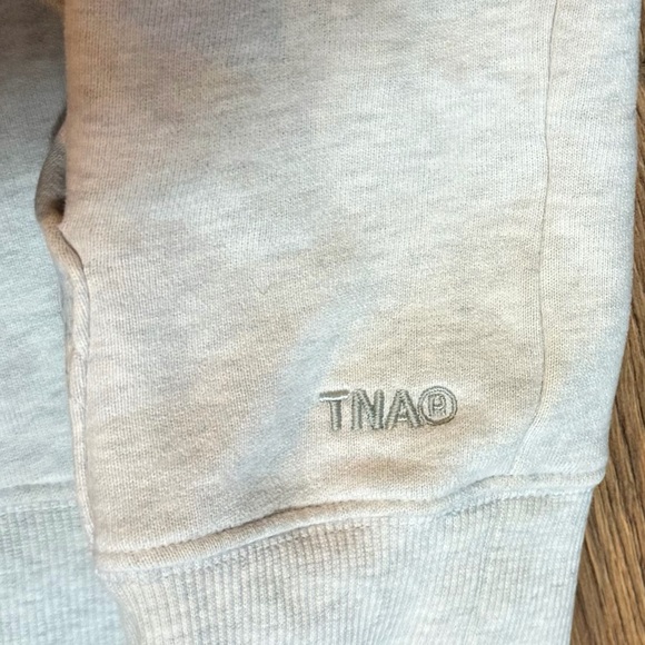 TNA Light Gray Hoodie Sweater - Picture 4 of 4